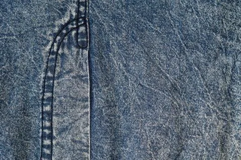 Blue jeans fabric Stock Photos