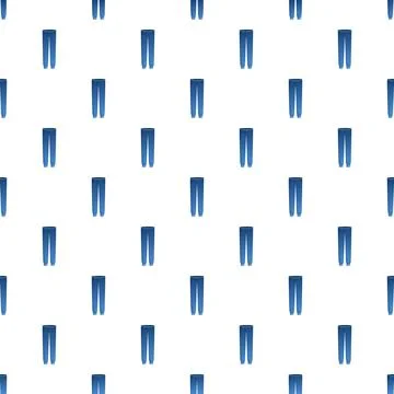 Blue jeans pants seamless pattern for fashion design Stock Illustration