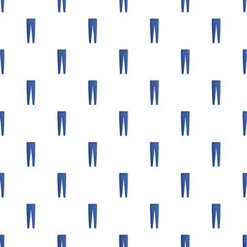 Blue jeans pants seamless pattern background Stock Illustration