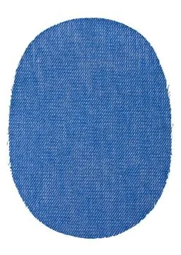 Blue jeans patch Stock Photos