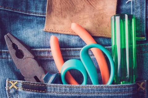 Blue jeans Stock Photos