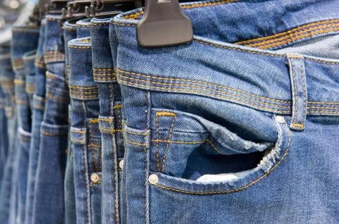 Blue jeans Stock Photos