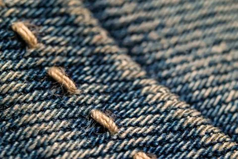 Blue jeans textile pattern background Stock Photos