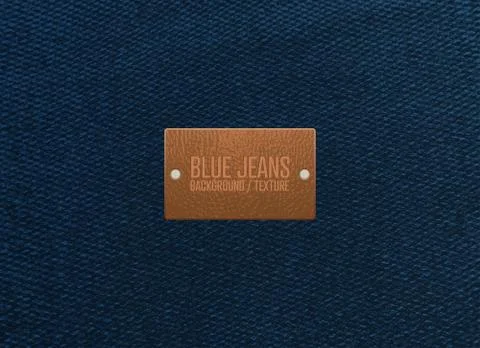 Blue jeans texture background. Vector illustration. Stock Illustration