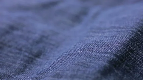 Blue jeans texture. can use as background. close-up of denim Stock Footage 68355851