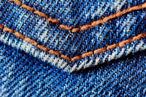 Blue jeans texture 库存照片