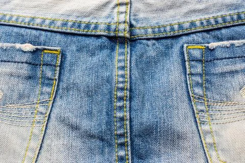 Blue jeans texture Stock Photos