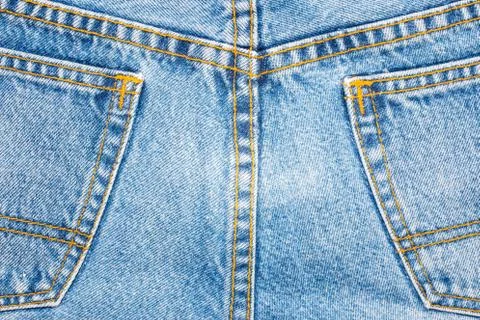 Blue jeans texture Stock Photos