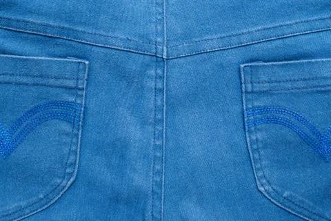 Blue jeans texture Stock Photos