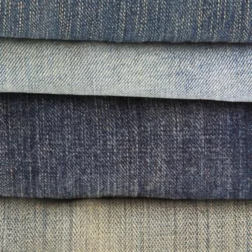 Blue jeans textured background Stock Photos