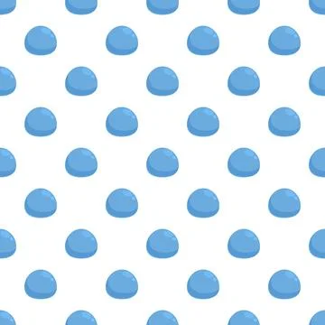 Blue jelly candy seamless pattern repeating background Illustrazione stock