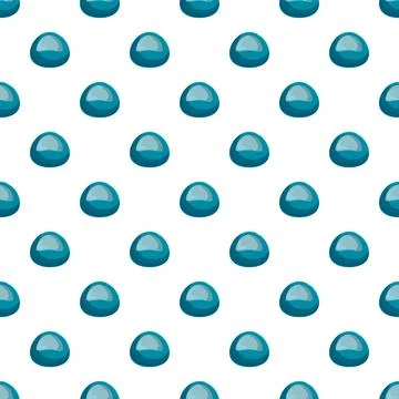 Blue jelly candy seamless pattern repeat background Illustrazione stock