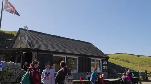The Blue John Cavern, Hope Valley, Castleton, Derbyshire Stock Footage 307490720