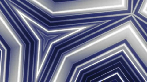 Blue Kaleido Stock Footage 1216060