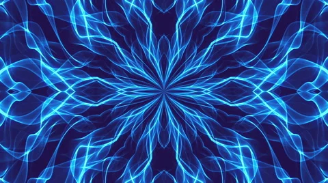 Blue kaleidoscope light, loop Vídeo Stock 40267066