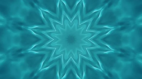 Blue Kaleidoscope Patterns. Stock Footage 204914610