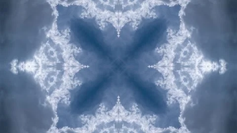 Blue kaleidoscope sequence patterns. Abstract motion graphics background. For Stock Footage 249502938