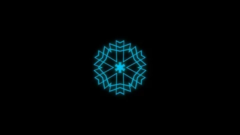 Blue kaleidoscope sequence patterns.Abstract multicolored motion graphics Stock Footage 121325023