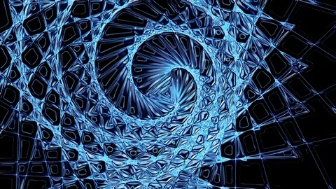 Blue kaleidoscope sequence patterns.Abstract multicolored motion graphics Stock Footage 121325130