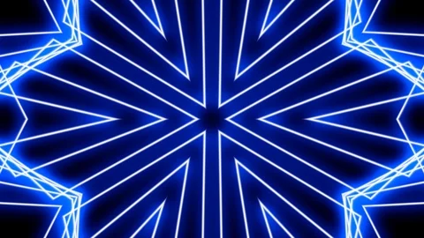 Blue kaleidoscope sequence patterns.Abstract multicolored motion graphics Stock Footage 121327117
