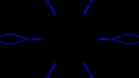 Blue kaleidoscope sequence patterns.Abstract multicolored motion graphics Stock Footage 121328675