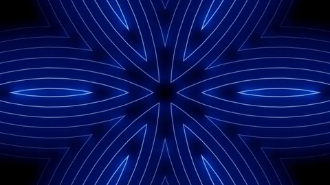 Blue kaleidoscope sequence patterns.Abstract multicolored motion graphics Stock Footage 121330881
