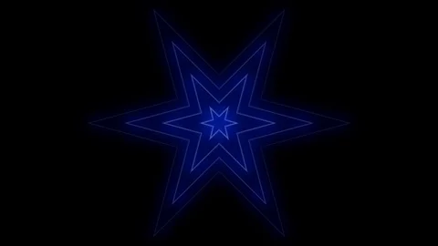 Blue kaleidoscope sequence patterns.Abstract multicolored motion graphics Stock Footage 121331220