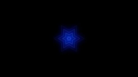 Blue kaleidoscope sequence patterns.Abstract multicolored motion graphics Stock Footage 121331397