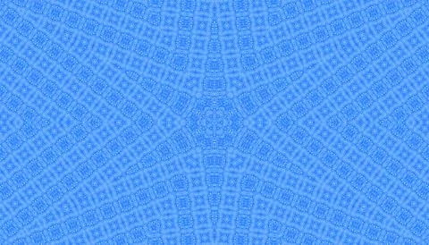Blue kaleidoscopic background with abstract pattern イラスト素材