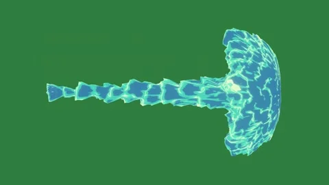 A blue key on green background and fire hydra screen an image of with keyhole Видео 335130299