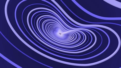 Blue Kidney Lines Rotation Stock Footage 100436438