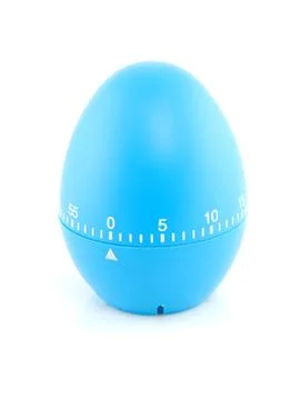 Blue kitchen timer Stock-Fotos