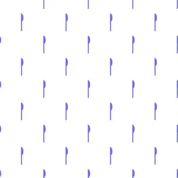 Blue knife seamless pattern on white background 스톡 일러스트