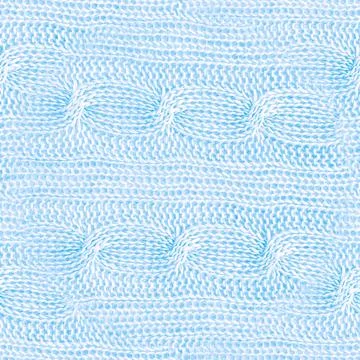 Blue Knitting Pattern. Jacquard Holiday Stock Illustration