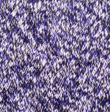 Blue knitting wool texture Stock Photos