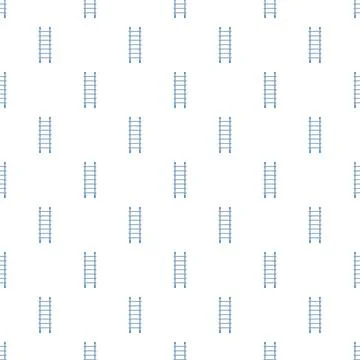 Blue ladder steps repeating seamless pattern background Stock Illustration
