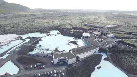 Up the Blue lagoon in Iceland Video stock 83997771