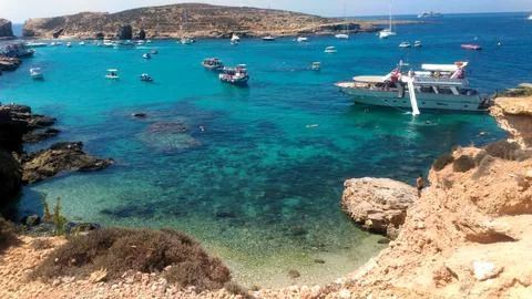 Blue Lagoon, Malta Stock Photos