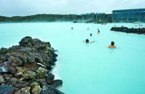 The Blue Lagoon resort Stock Photos