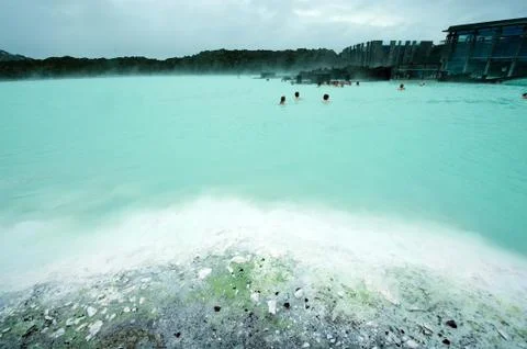 The Blue Lagoon resort Stock Photos