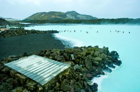 The Blue Lagoon resort Stock Photos