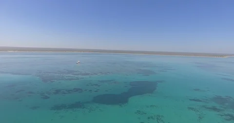 Blue Lagoon from the top Stock-Footage 94902371