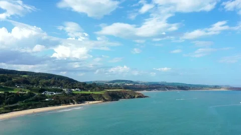 Blue Lagoon Wicklow Ireland Hyperlapse Stock Footage 257993692