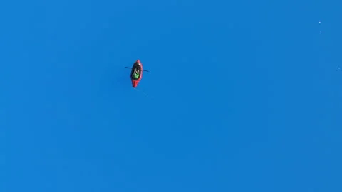 Blue Lake - arial view Video stock 286057316