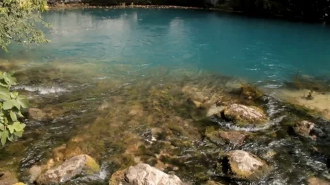 Blue lake 스톡 동영상 87613610