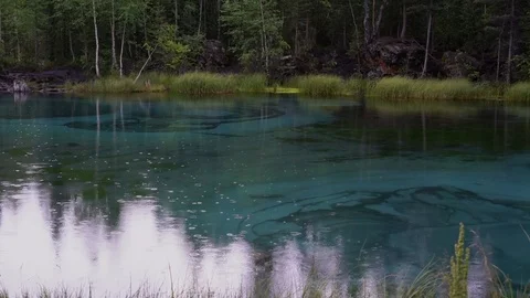 Blue lake 库存影片 94038722