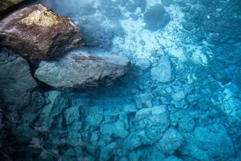 Blue lake 스톡 사진