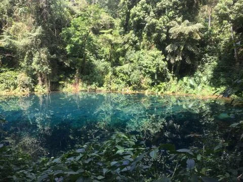 Blue lake 库存照片