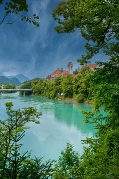 Blue lake Foto stock