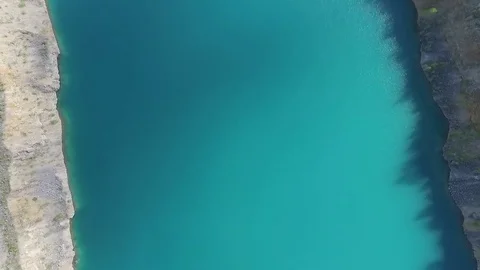 Blue Lake quarry. Stock Footage 69925503